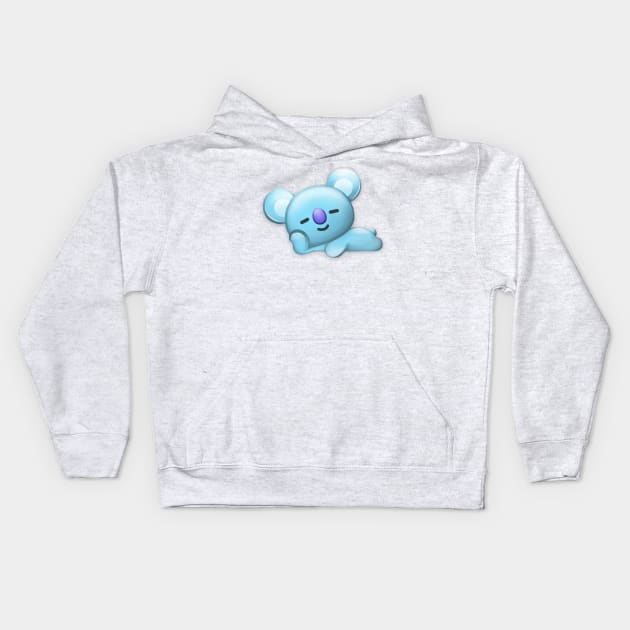 BT21 BTS KPOP CUTE KOYA KIM NAMJOON RM Kids Hoodie by moonquarius